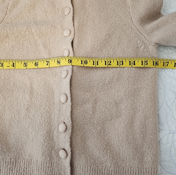 Madewell Cotton & Wool Blend Cardigan Light Pink Womens Size XS NWT - Picture 3 of 7